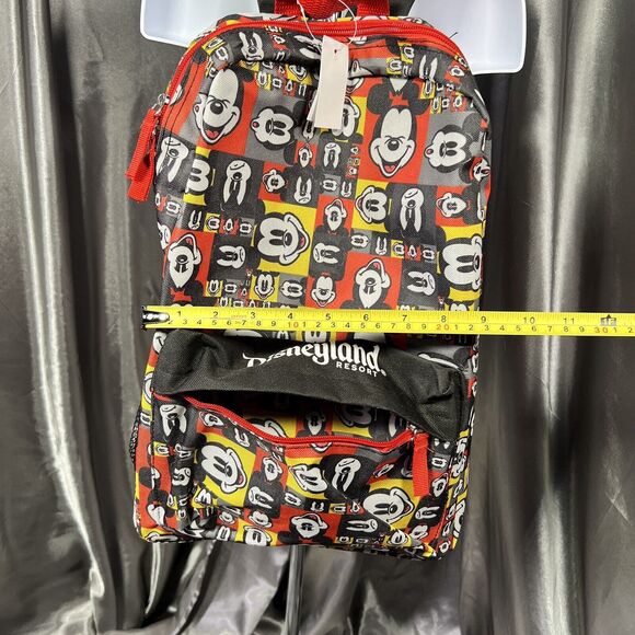 Disneyland Resort EXCLUSIVE Backpack Mickey Mouse Expression Faces Checkered NWT - Picture 10 of 15